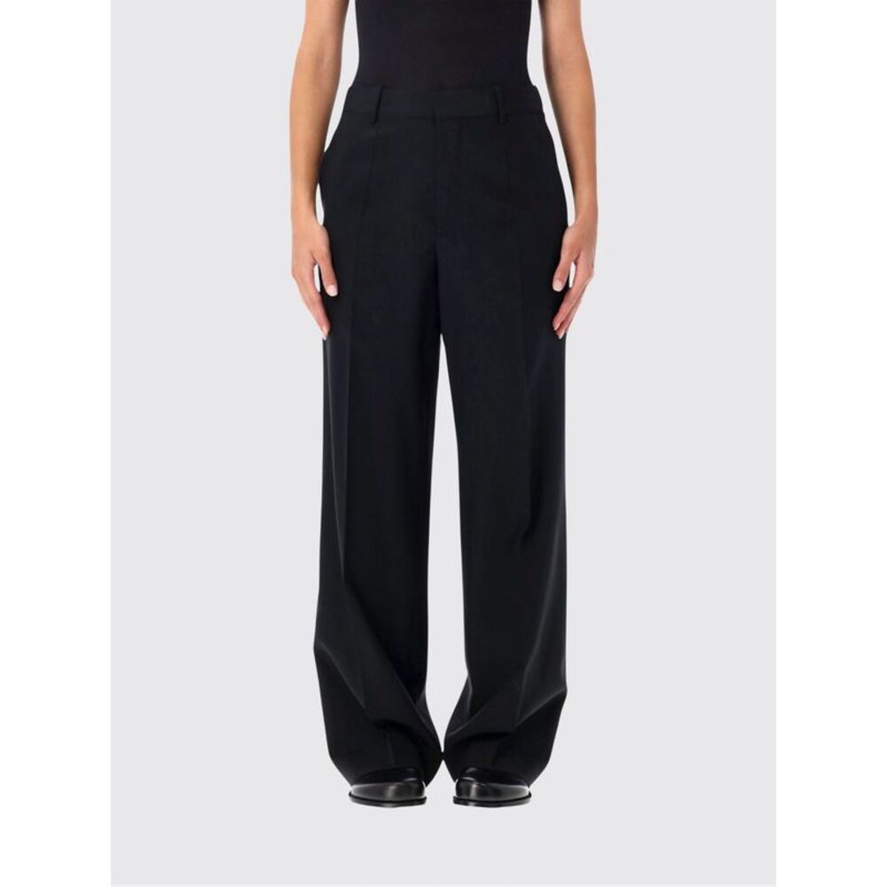 Jw Anderson Women Jw Anderson High-Waisted Wide-Leg Tailored Wool Trousers